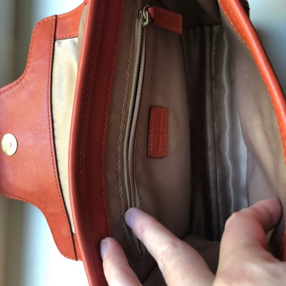 Barely used orange/white Cole Haan bag - Picture 5 of 5